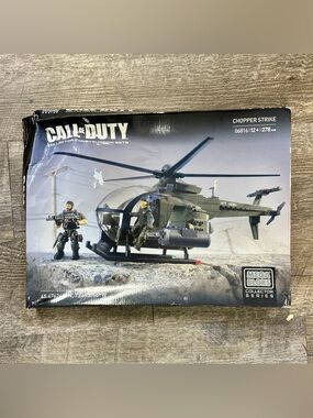 Sealed Call of Duty Mega Bloks Chopper Strike Set 06816 (See Box Damage)